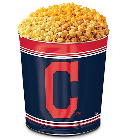 Cleveland Indians 3-Flavor Popcorn Tins